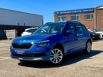 Used Skoda Kamiq SE 115 HP (84 kW) 2020 Blue SUV