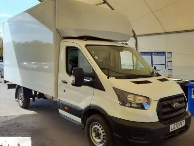 Used Ford Transit 130 HP (95 kW) 2022 White Cabriolet
