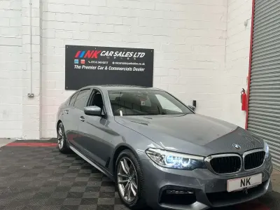 Begagnad BMW 520 M Sport 190 HK (139 kW) 2017 Blå Sedan