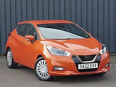 Used Nissan Micra Acenta 92 HP (67 kW) 2022 Orange Hatchback