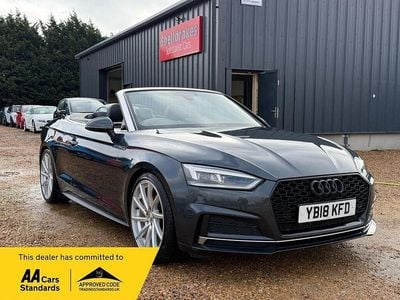 Used Audi A5 Cabriolet S-Line 2018 Grey Cabriolet