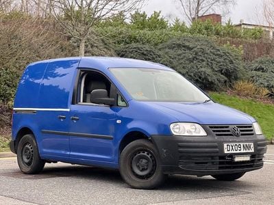 Used VW Caddy 69 HP (50 kW) 2009 Blue MPV