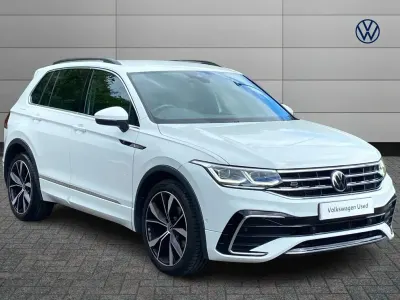 Used VW Tiguan R-line 150 HP (110 kW) 2022 White SUV