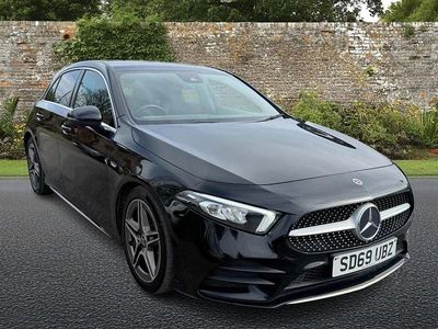 Used Mercedes A180 AMG line 116 HP (85 kW) 2019 Black Hatchback