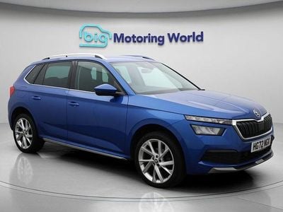 Used Skoda Kamiq SE L Executive 109 HP (80 kW) 2022 Blue SUV