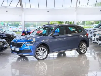 Used Skoda Kamiq SE L 110 HP (80 kW) 2021 Blue SUV