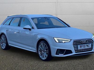 White Used 2019 Audi A4 S-Line Estate | £16,999 (Good price)