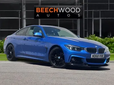Used BMW 420 M Sport 190 HP (139 kW) 2018 Blue Coupe