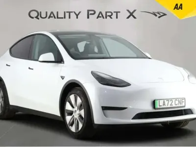 Używany Tesla Model Y Long Range AWD 378 kW (514 KM) 2022 Biały SUV