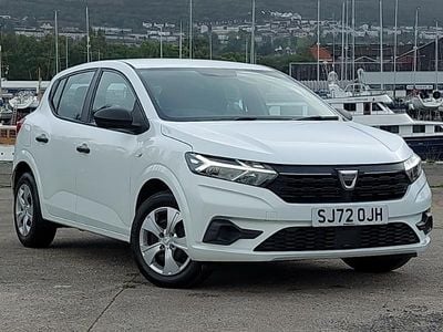 White Used 2022 Dacia Sandero Essentiel Hatchback | £9,998 (Fair price)