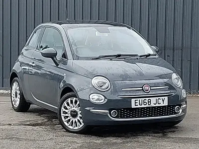 Used Fiat 500 Lounge 69 HP (50 kW) 2018 Grey Hatchback
