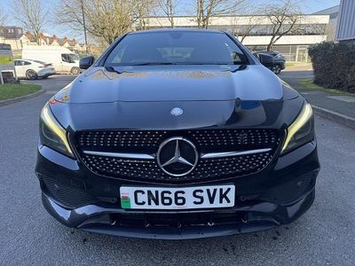 Used Mercedes CLA220 AMG line 177 HP (130 kW) 2016 Black Sedan