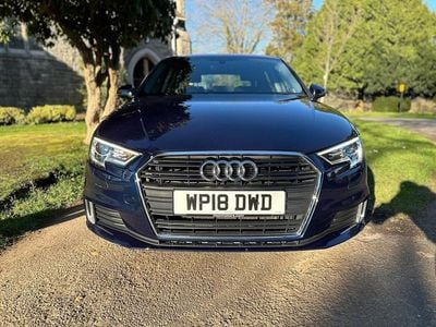 Used Audi A3 Sportback Sport 150 HP (110 kW) 2018 Blue Hatchback