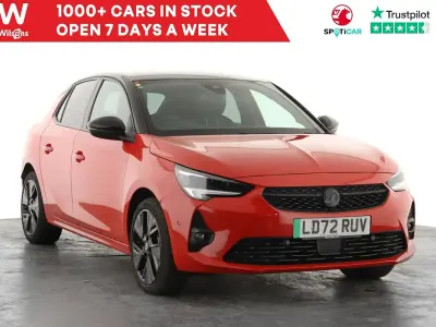 Used Vauxhall Corsa-e Edition 100 kW (136 HP) 2022 Red Hatchback