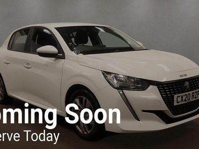 White Used 2020 Peugeot 208 Active Hatchback | £11,399 (Fair price)