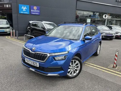 Used Skoda Kamiq SE 94 HP (69 kW) 2023 Blue SUV