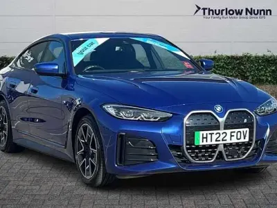 Used BMW i4 M Sport 250 kW (340 HP) 2022 Blue Sedan