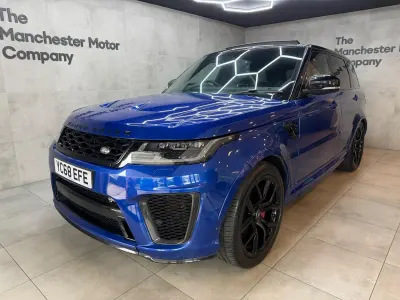 Used Land Rover Range Rover Sport SVR 2018 Blue SUV