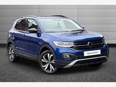 Used VW T-Cross Black Edition 110 HP (80 kW) 2023 Blue SUV