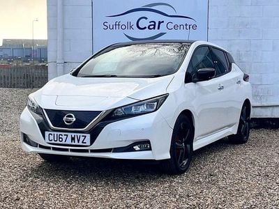 White Used 2018 Nissan Leaf Tekna Hatchback | £5,995 (A bit pricey)