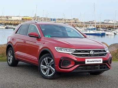 Used VW T-Roc R-line 190 HP (139 kW) 2022 Red SUV