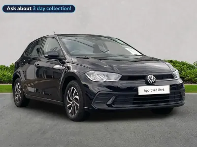 Used VW Polo Life 95 HP (69 kW) 2023 Black Hatchback