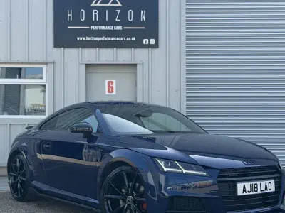 Used Audi TT Black Edition 230 HP (169 kW) 2018 Blue Coupe