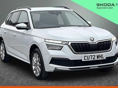 Used Skoda Kamiq SE Drive 110 HP (80 kW) 2022 Moon white metallic SUV