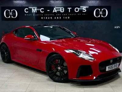 Used Jaguar F-Type SVR 575 HP (422 kW) 2016 Red Coupe