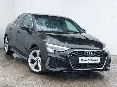 Used Audi A3 S-Line 110 HP (80 kW) 2023 Black Sedan