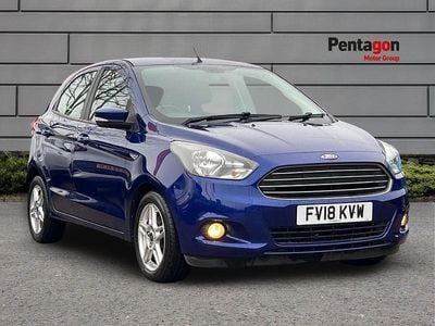 Blue Used 2018 Ford Ka Zetec Hatchback | £7,595 (Fair price)