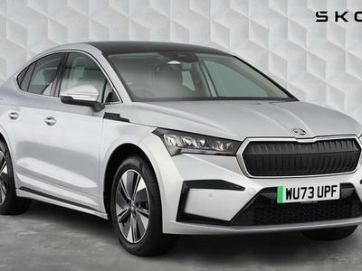 Brilliant silver metallic Used 2023 Skoda Enyaq iV ecoSuite SUV | £25,040 (Fair price)