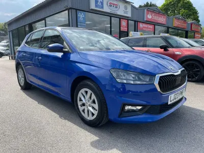 Usado Skoda Fabia Comfort 2023 Azul Utilitario