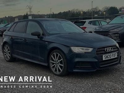 Used Audi A3 Black Edition 113 HP (83 kW) 2020 Blue Hatchback