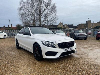 Used Mercedes C250 AMG Line Premium Plus 2017 White Sedan