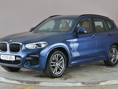 Begagnad BMW X3 M Sport 292 HK (214 kW) 2020 Blå SUV