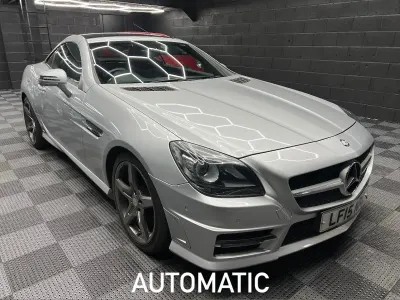 Begagnad Mercedes SLK250 AMG 2015 Silver Cab