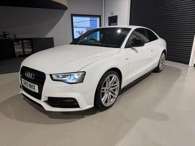 Used Audi A5 Black Edition 177 HP (130 kW) 2015 White Coupe