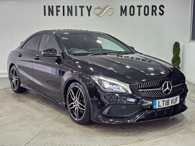 Used Mercedes CLA180 AMG line 2018 Black Sedan
