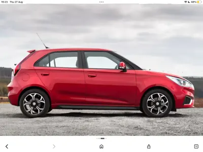 Used MG MG3 Exclusive 106 HP (77 kW) 2018 Red Hatchback