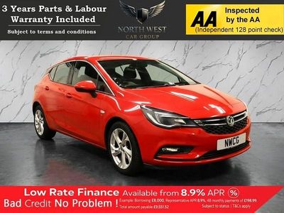 Used Vauxhall Astra SRi 150 HP (110 kW) 2018 Red Hatchback