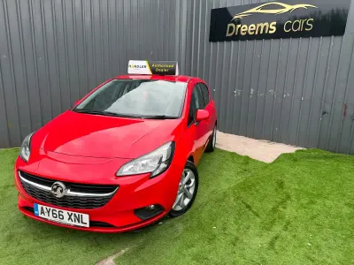 Used Vauxhall Corsa 90 HP (66 kW) 2016 Red Hatchback