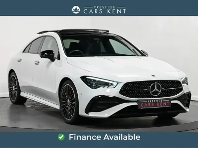 Used Mercedes CLA200 AMG Line Premium Plus 163 HP (119 kW) 2023 White Coupe