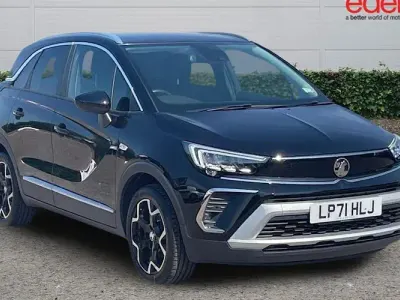 Used Vauxhall Crossland Ultimate 131 HP (96 kW) 2022 Black SUV