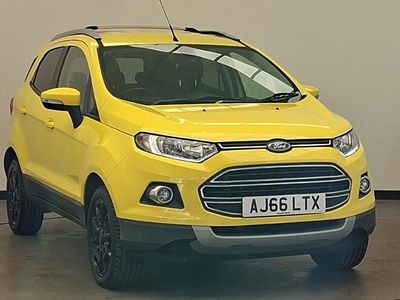 Used Ford Ecosport Titanium 95 HP (69 kW) 2017 Yellow SUV