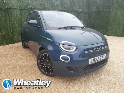 Used Fiat 500e La Prima 86 kW (118 HP) 2022 Green Cabriolet