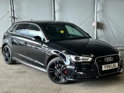 Used Audi A3 Sportback S-Line 184 HP (135 kW) 2014 Black Hatchback
