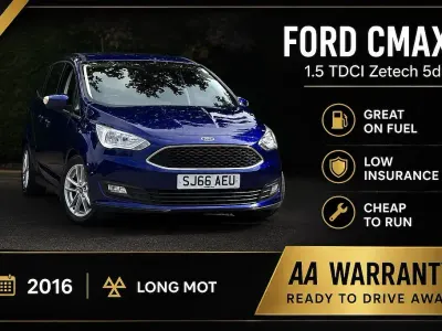 Used Ford Grand C-Max Zetec 2016 Blue MPV