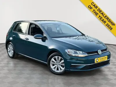 Second-hand VW Golf VII SE 125 CP (91 kW) 2017 Verde Hatchback