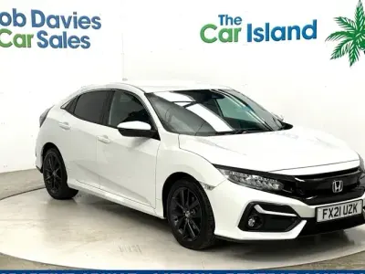 Used Honda Civic SR 126 HP (92 kW) 2021 White Hatchback